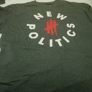 Gray New Politics tee